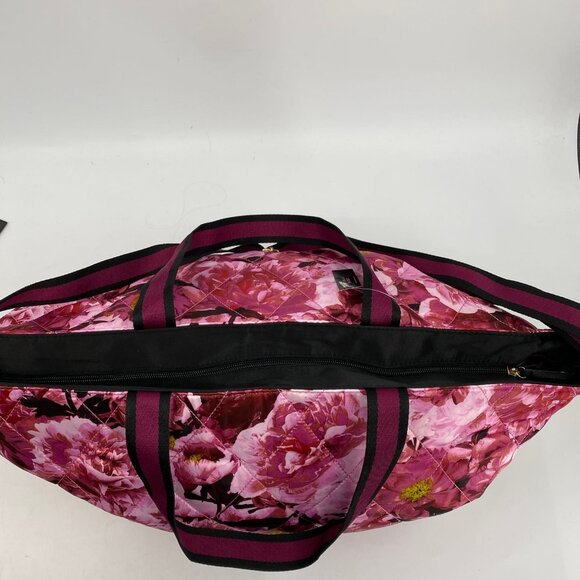 PINK Victoria's Secret Pink Floral Tote Bag | Large Size, Zip Closure - Picture 4 of 8